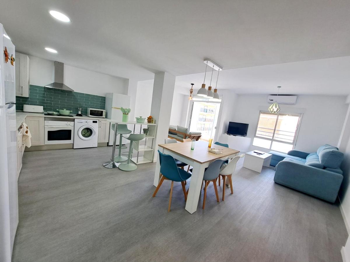 Апартаменты Amplio Piso Con Terraza A 50 M De Playa Мирамар Экстерьер фото