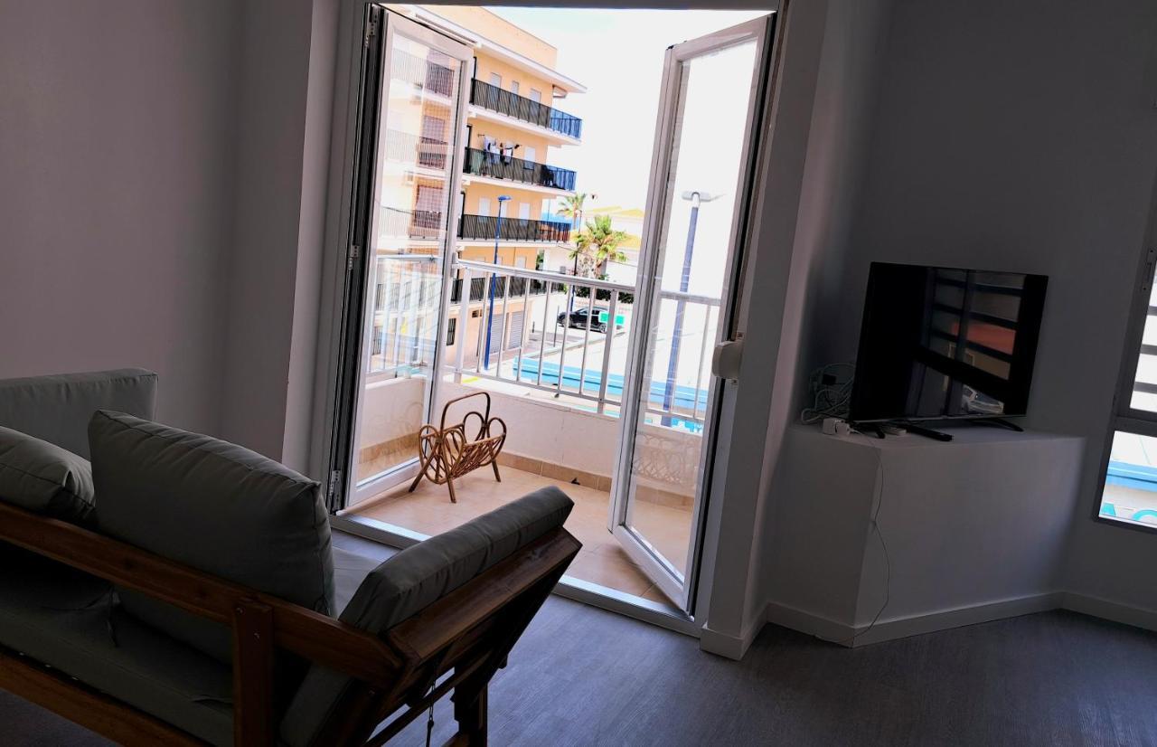 Апартаменты Amplio Piso Con Terraza A 50 M De Playa Мирамар Экстерьер фото
